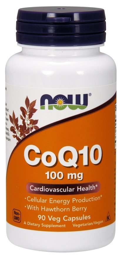 NOW Foods CoQ10 with Hawthorn Berry, 100mg - 90 vcaps Online Sale