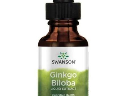 Swanson Ginkgo Biloba Liquid Extract, 250mg - 29 ml Online