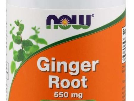 NOW Foods Ginger Root, 550mg - 100 vcaps Online