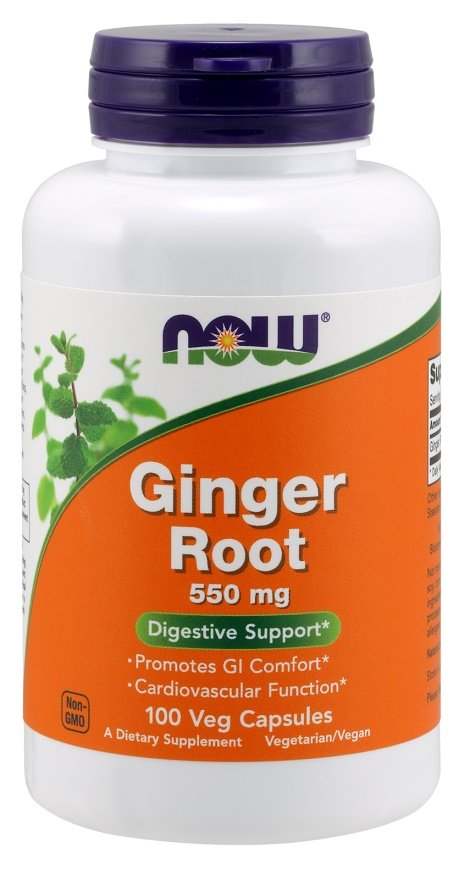 NOW Foods Ginger Root, 550mg - 100 vcaps Online