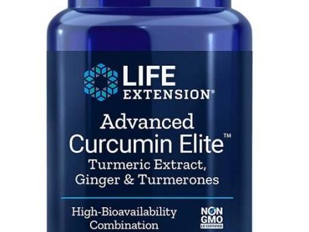 Life Extension Advanced Curcumin Elite Turmeric Extract Ginger & Turmerones 30 Softgels For Sale