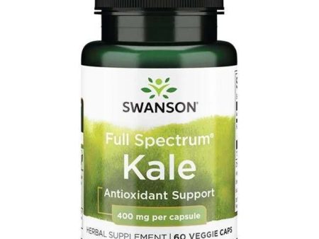 Swanson Full Spectrum Kale, 400mg - 60 vcaps Online