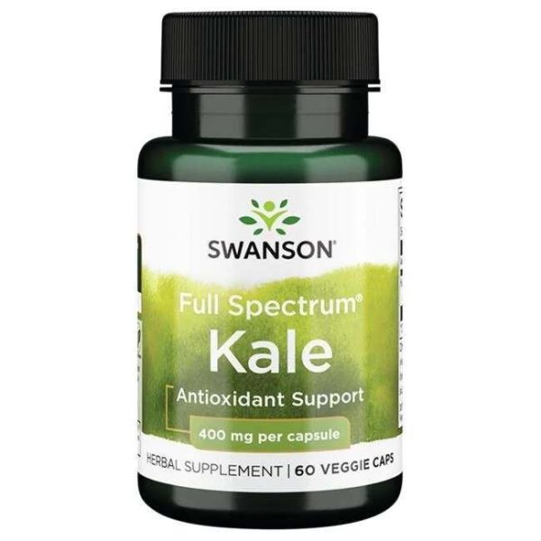 Swanson Full Spectrum Kale, 400mg - 60 vcaps Online