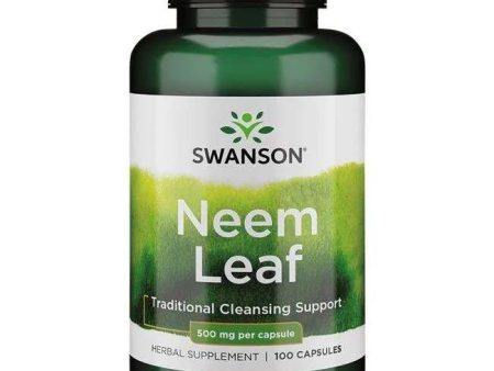 Swanson Neem Leaf, 500mg - 100 caps on Sale