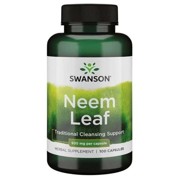 Swanson Neem Leaf, 500mg - 100 caps on Sale