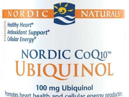 Nordic Naturals Nordic CoQ10 Ubiquinol, 100mg - 60 softgels Cheap