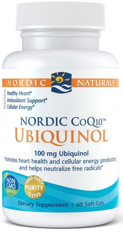 Nordic Naturals Nordic CoQ10 Ubiquinol, 100mg - 60 softgels Cheap