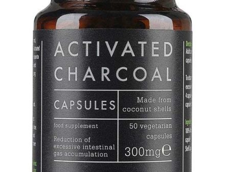 KIKI Health Activated Charcoal, 300mg - 50 vcaps Fashion