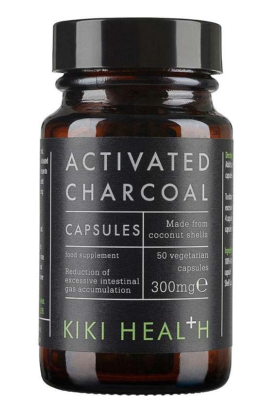 KIKI Health Activated Charcoal, 300mg - 50 vcaps Fashion