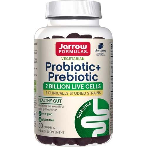 Jarrow Formulas Probiotic + Prebiotic, Blackberry - 60 gummies Online