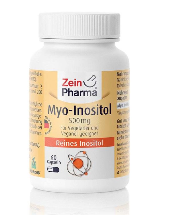 Zein Pharma Myo-Inositol, 500mg - 60 caps Supply