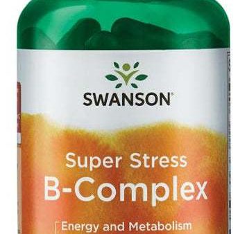 Swanson Super Stress B-Complex with Vitamin C - 100 caps Online Sale