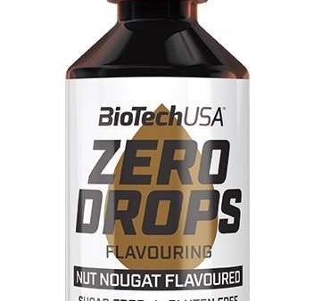 BioTechUSA Zero Drops, Nut Nougat - 50 ml Online now