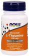 NOW Foods L-Theanine with Inositol and Taurine, 100mg - 90 chewables Supply