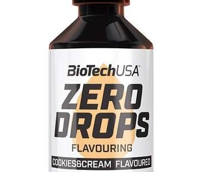 BioTechUSA Zero Drops, Cookies & Cream - 50 ml Sale