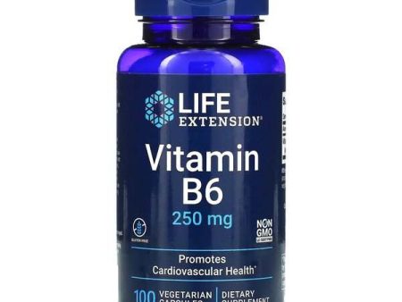 Life Extension Vitamin B6, 250mg - 100 vcaps Hot on Sale