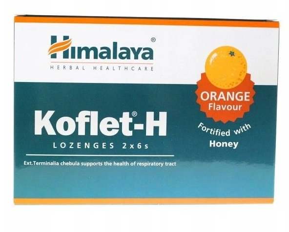 Himalaya Koflet-H, Orange - 12 lozenges Cheap