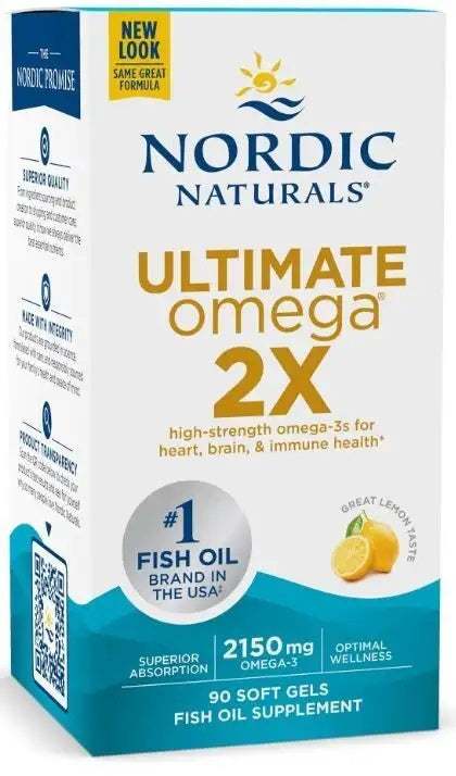 Nordic Naturals Ultimate Omega 2X, 2150mg Lemon - 90 softgels Hot on Sale