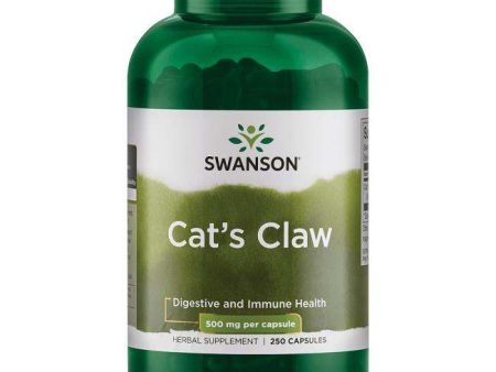 Swanson Cat s Claw, 500mg - 250 caps Online