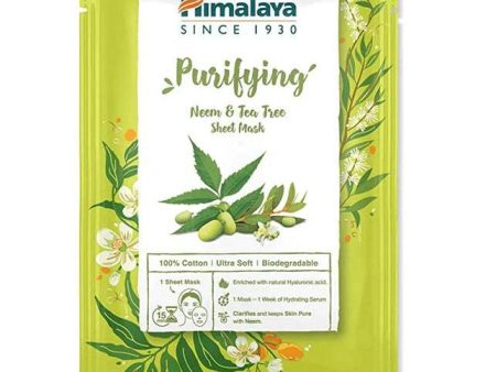 Himalaya Purifying Neem & Tea Tree Sheet Mask - 30 ml Supply