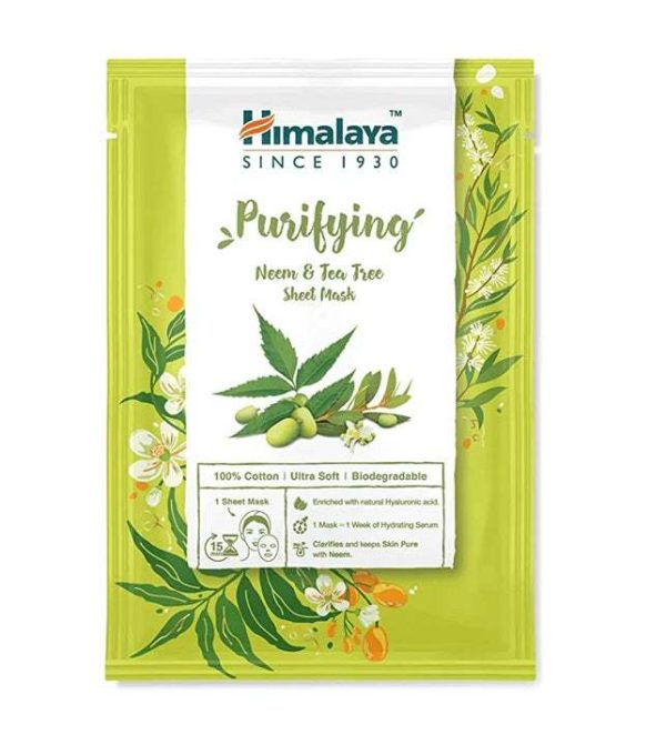 Himalaya Purifying Neem & Tea Tree Sheet Mask - 30 ml Supply