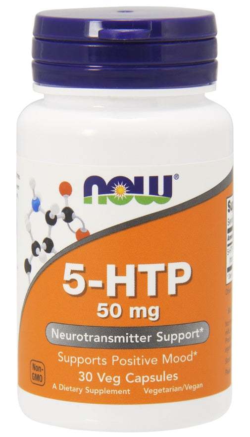 NOW Foods 5-HTP, 50mg - 30 vcaps Online Sale