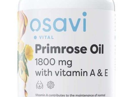 Osavi Primrose Oil with Vitamin A & E, 1800mg - 180 softgels Online Sale