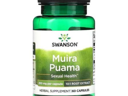 Swanson Muira Puama, 250mg (10:1) - 60 caps Discount