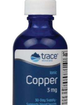 Trace Minerals Ionic Copper, 3mg - 59 ml Hot on Sale