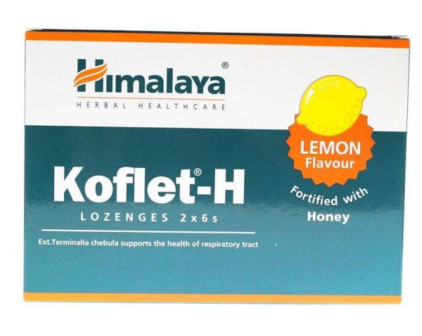 Himalaya Koflet-H, Lemon - 12 lozenges Supply