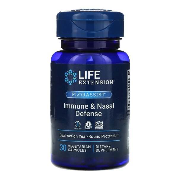 Life Extension Florassist Immune & Nasal Defense - 30 vcaps Supply