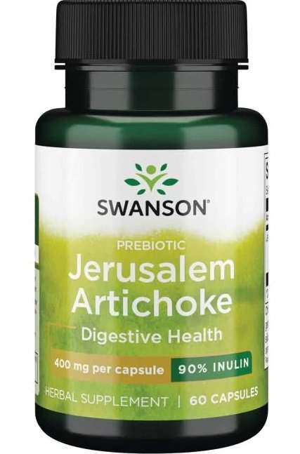 Swanson Prebiotic Jerusalem Artichoke, 400mg - 60 caps on Sale