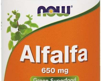 NOW Foods Alfalfa, 650mg - 500 tablets For Discount