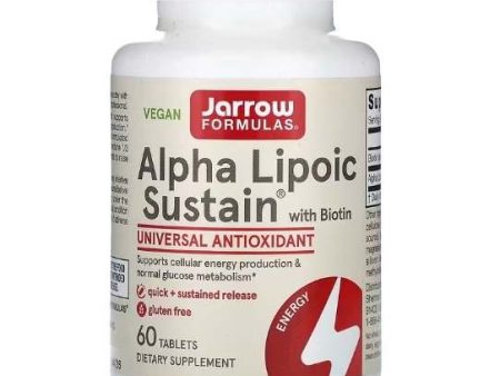 Jarrow Formulas Alpha Lipoic Sustain with Biotin - 60 tablets Online Sale