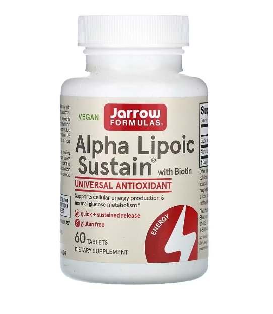 Jarrow Formulas Alpha Lipoic Sustain with Biotin - 60 tablets Online Sale