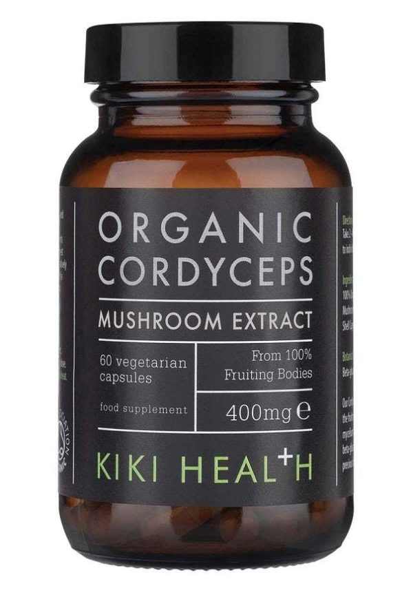 KIKI Health Cordyceps Extract Organic, 400mg - 60 vcaps For Cheap