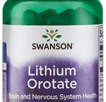 Swanson Lithium Orotate, 5mg - 60 vcaps Supply