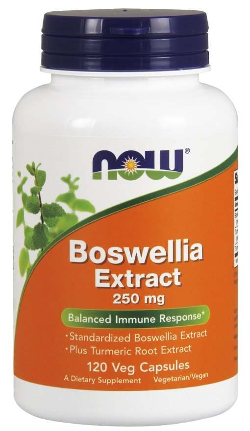 NOW Foods Boswellia Extract Plus Turmeric Root Extract, 250mg - 120 vcaps Supply