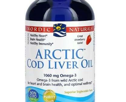 Nordic Naturals Arctic Cod Liver Oil, 1060mg Strawberry - 237 ml For Cheap