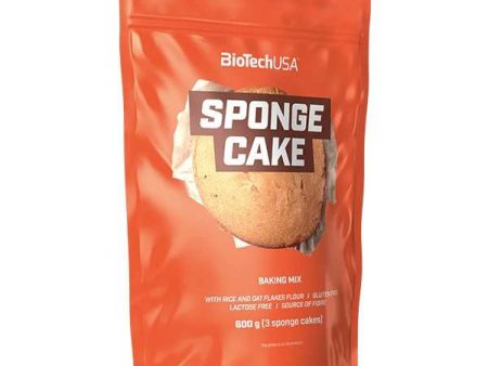 BioTechUSA Sponge Cake Baking Mix - 600 grams For Sale