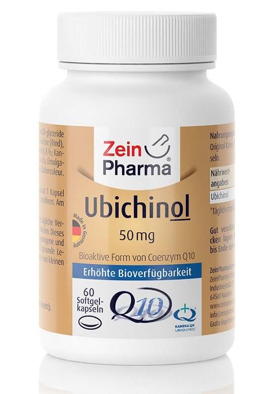 Zein Pharma Ubiquinol, 50mg - 60 caps on Sale