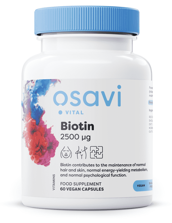 Osavi Biotin, 2500mcg - 60 vegan caps Discount