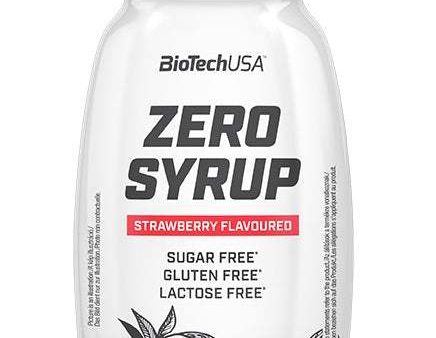 BioTechUSA Zero Syrup, Strawberry - 320 ml For Sale