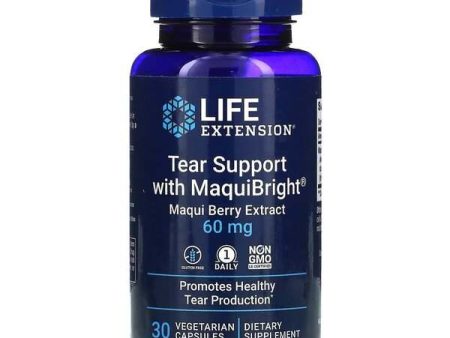 Life Extension Tear Support with MaquiBright (Maqui Berry Extract), 60mg - 30 vcaps Online