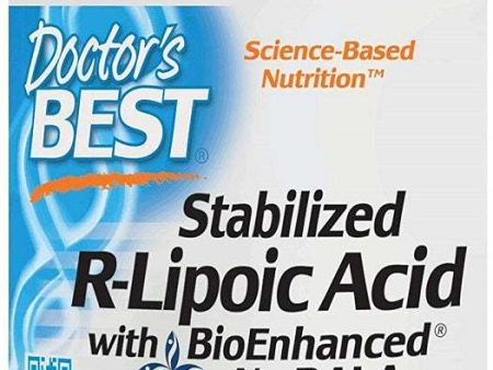 Doctor s Best Stabilized R-Lipoic Acid with BioEnhanced Na-RALA, 100mg - 180 vcaps Fashion