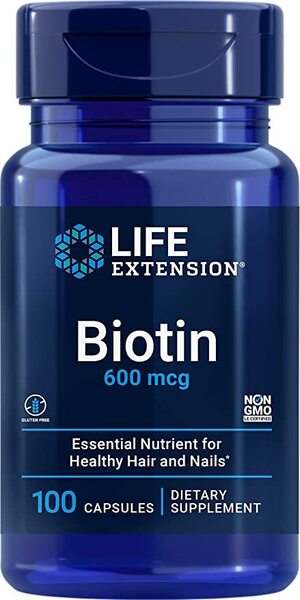 Life Extension Biotin, 600mcg - 100 caps For Discount