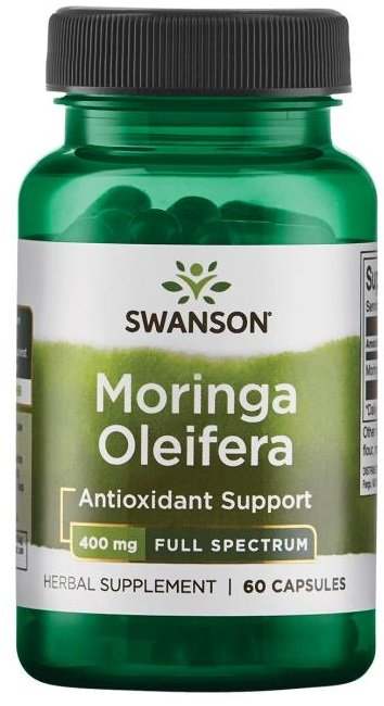 Swanson Moringa Oleifera, 400mg - 60 caps Supply