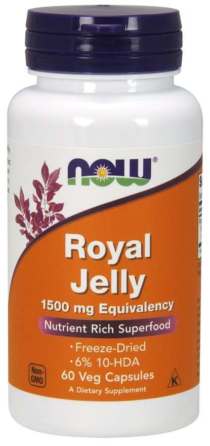 NOW Foods Royal Jelly, 1500mg Equivalency - 60 vcaps For Sale