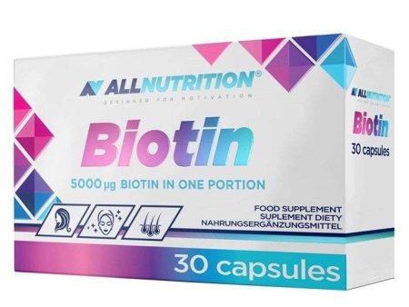 Allnutrition Biotin, 5000mcg - 30 caps For Discount