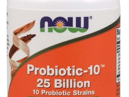 NOW Foods Probiotic-10, 25 Billion - 30 vcaps For Discount